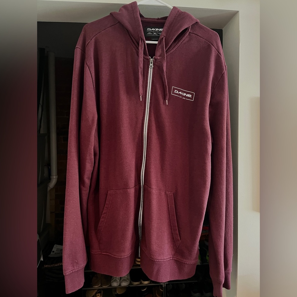 Men’s Maroon Dakine Zip Hoodie